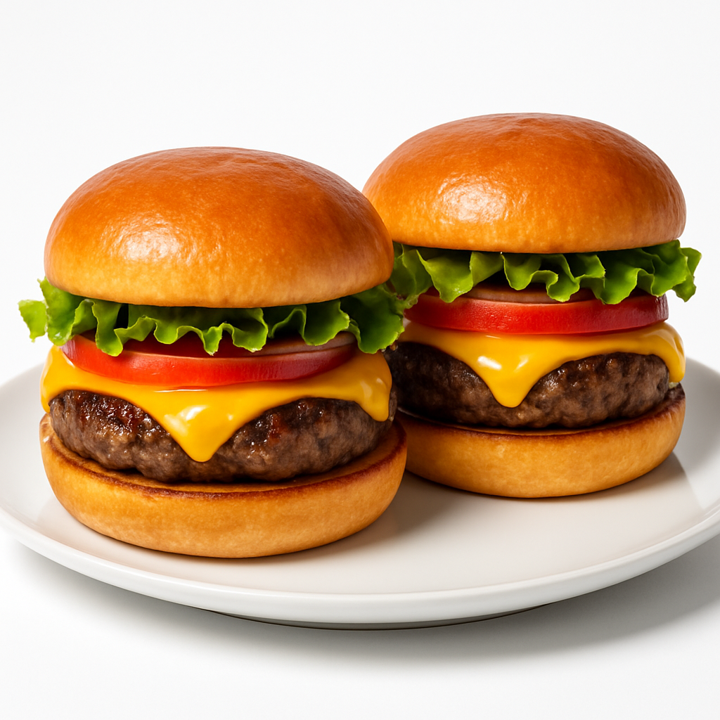 BOGO Double Cheeseburger — two burgers items, buy one get one