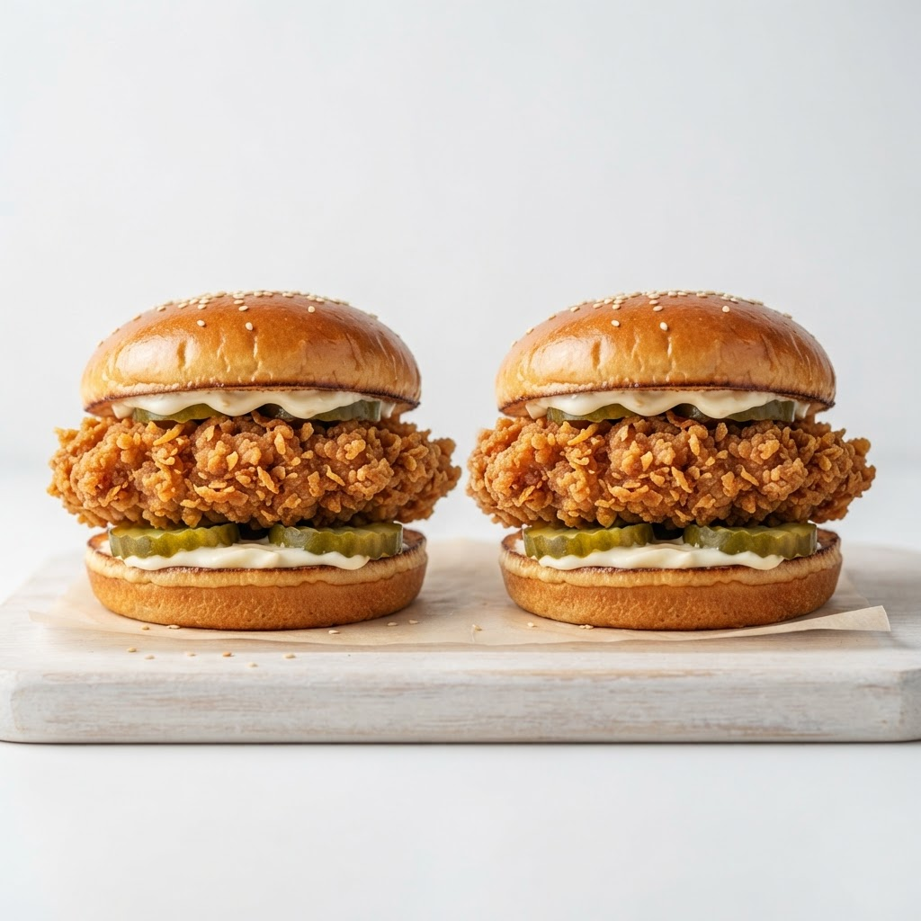 BOGO Crispy Chicken Sandwich — two chicken items, buy one get one