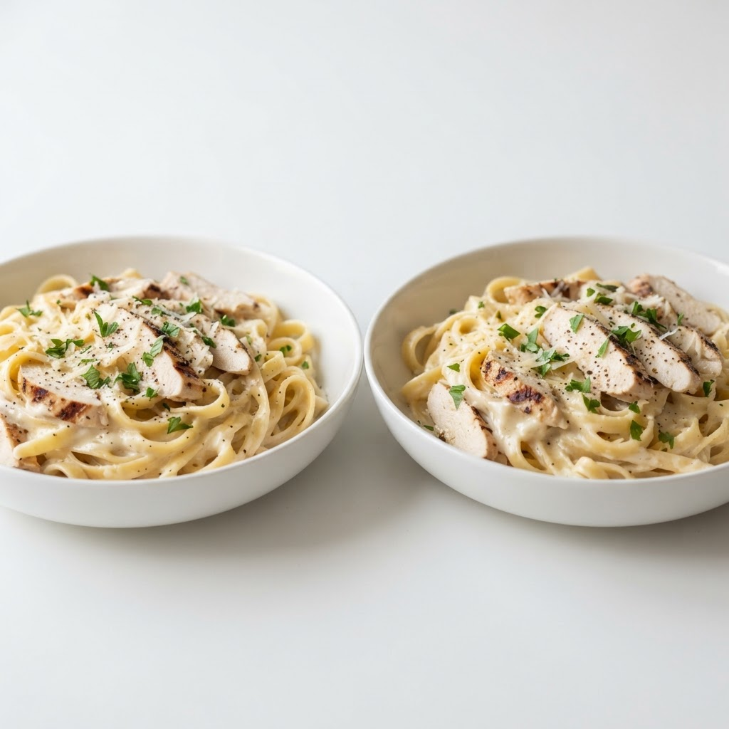 BOGO Chicken Alfredo — two italian items, buy one get one