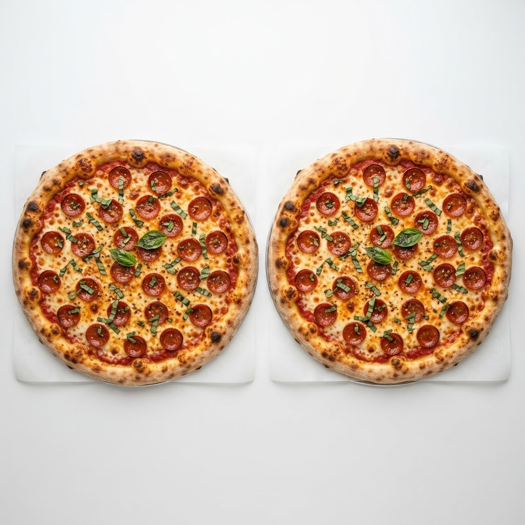 BOGO Large Pepperoni Pizza — two pizza items, buy one get one