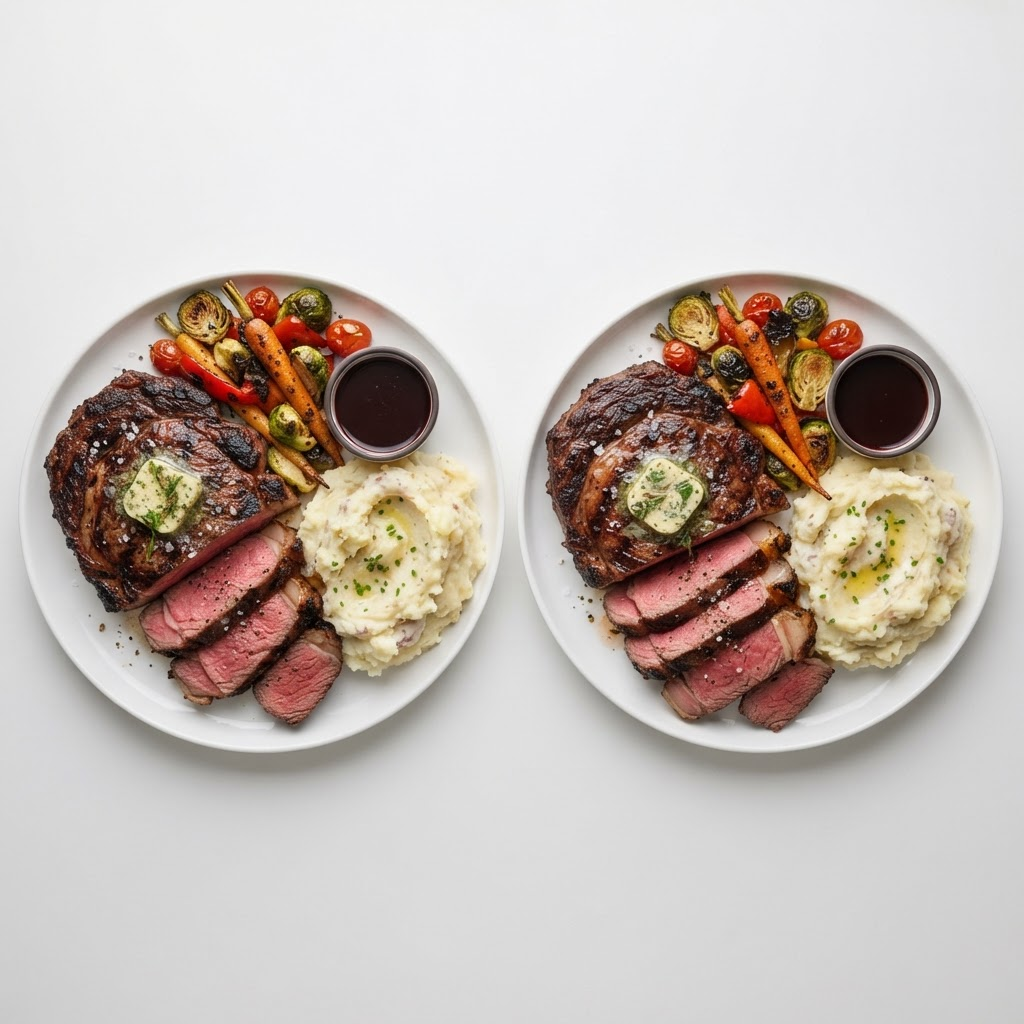 BOGO Ribeye Steak — two steakhouse items, buy one get one